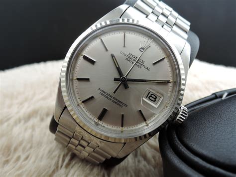 rolex datejust 1601 stainless steel.